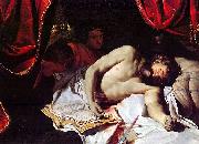 Charles Lebrun Suicide of Cato the Younger Sweden oil painting artist